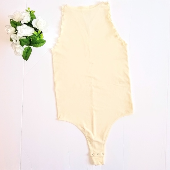 NWOT Free People Cream Feels Right Bodysuit XS S - Picture 6 of 8
